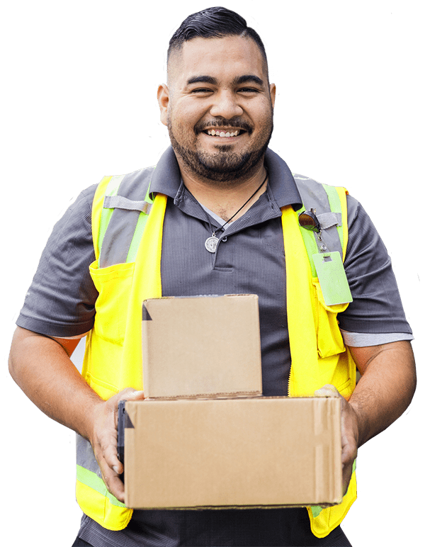 A delivery driver